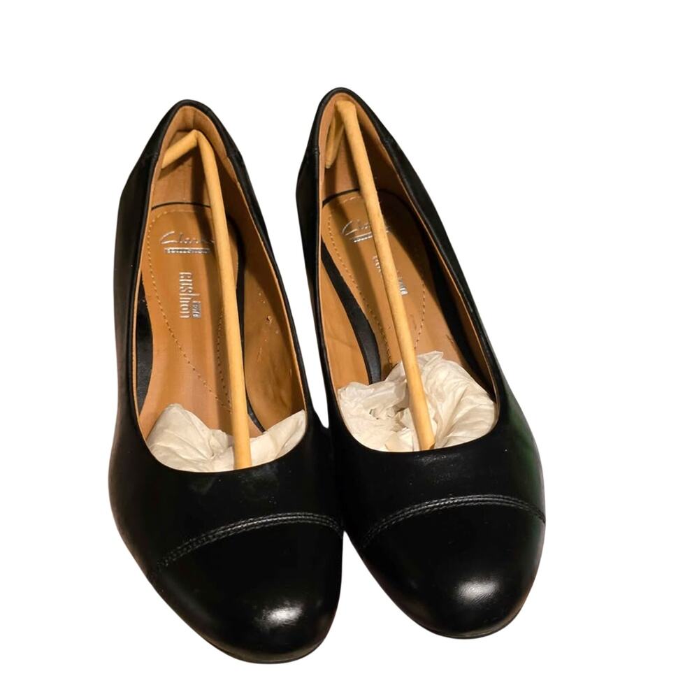 Clarks Brielle Chanel Wedge Pumps.